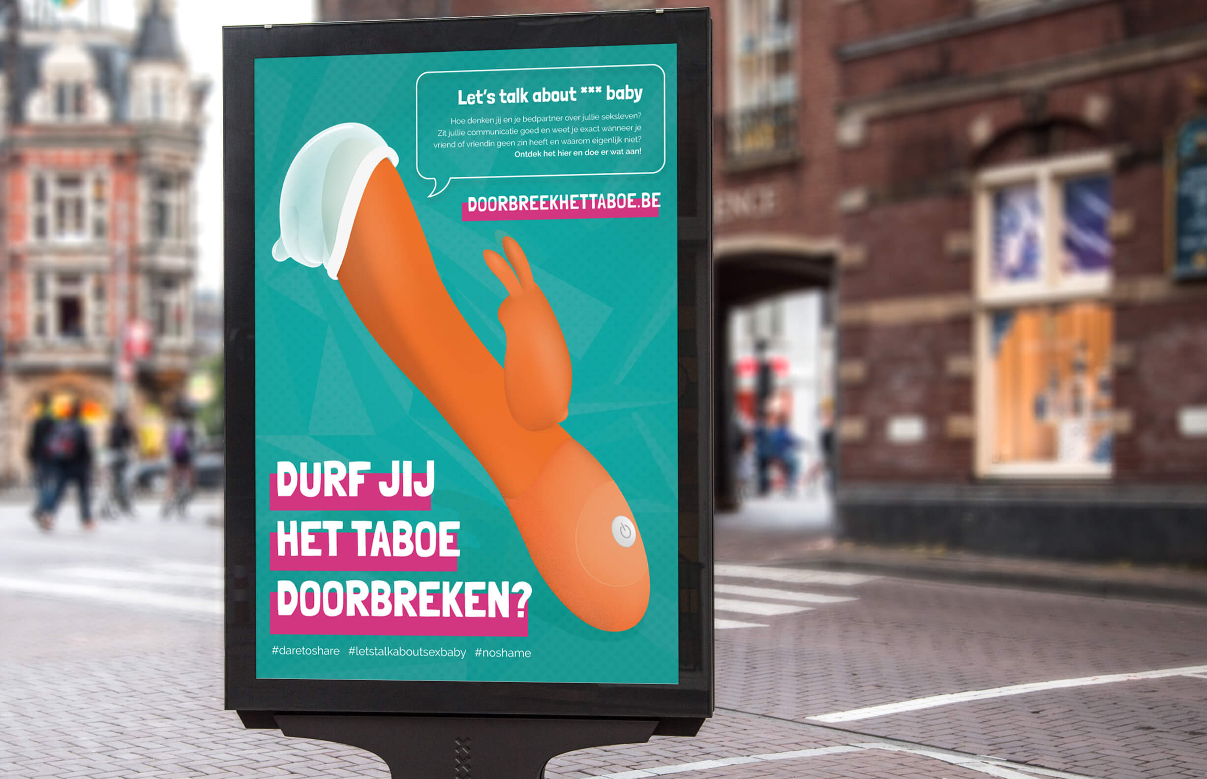 Doorbreek het taboe campagne | bachelorproef