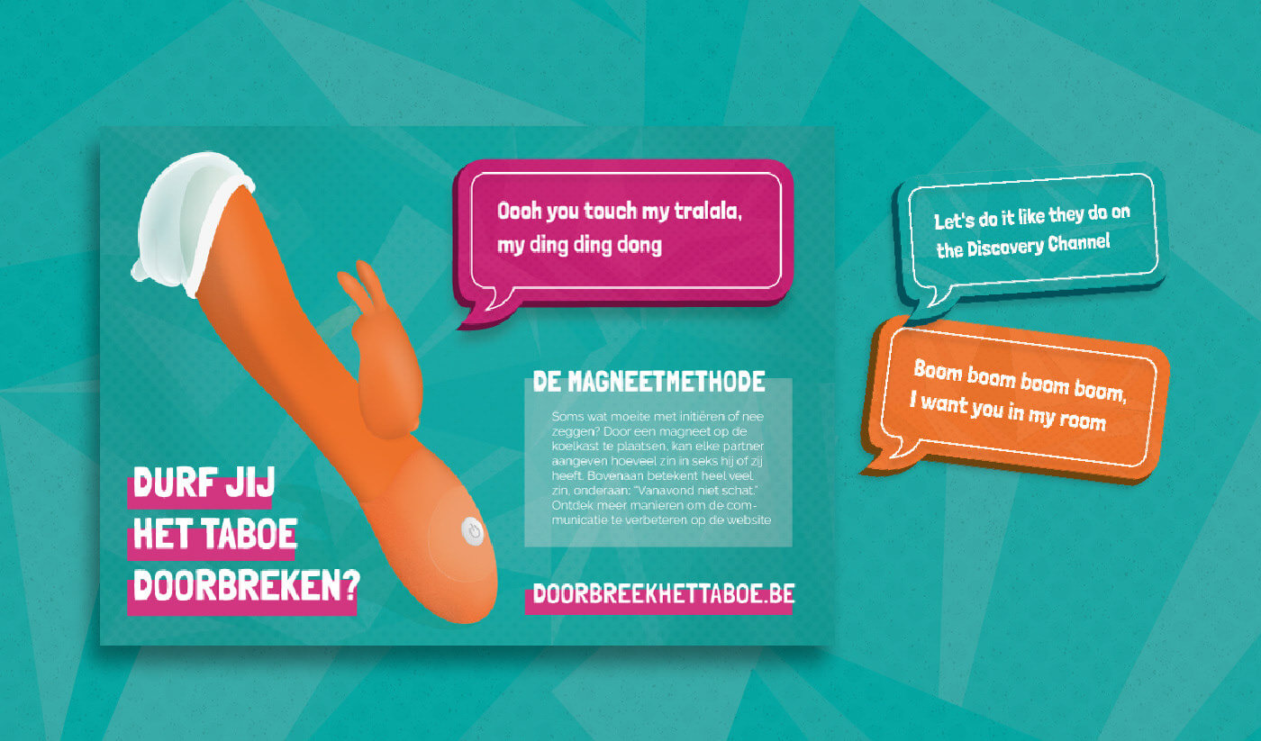 Doorbreek het taboe campagne | bachelorproef